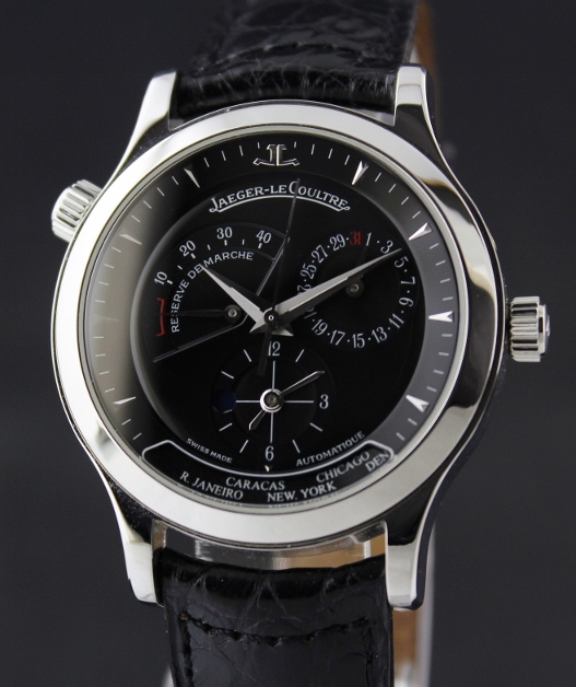 Jaeger LeCoultre Master Geographic Stainless Steel / 142.8.92.S